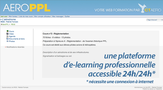 aéroppl : Une plateforme e-learning professionnelle disponible 24h/24